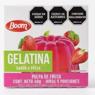 Gelatina con Sabor a Fresa