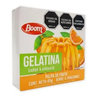 Gelatina con Sabor a Naranja