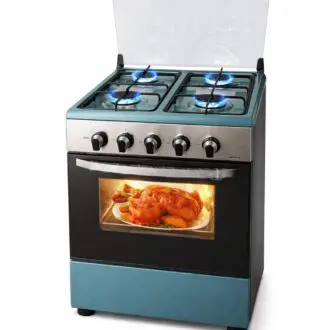 Fogón de gas con horno y 4 hornillas